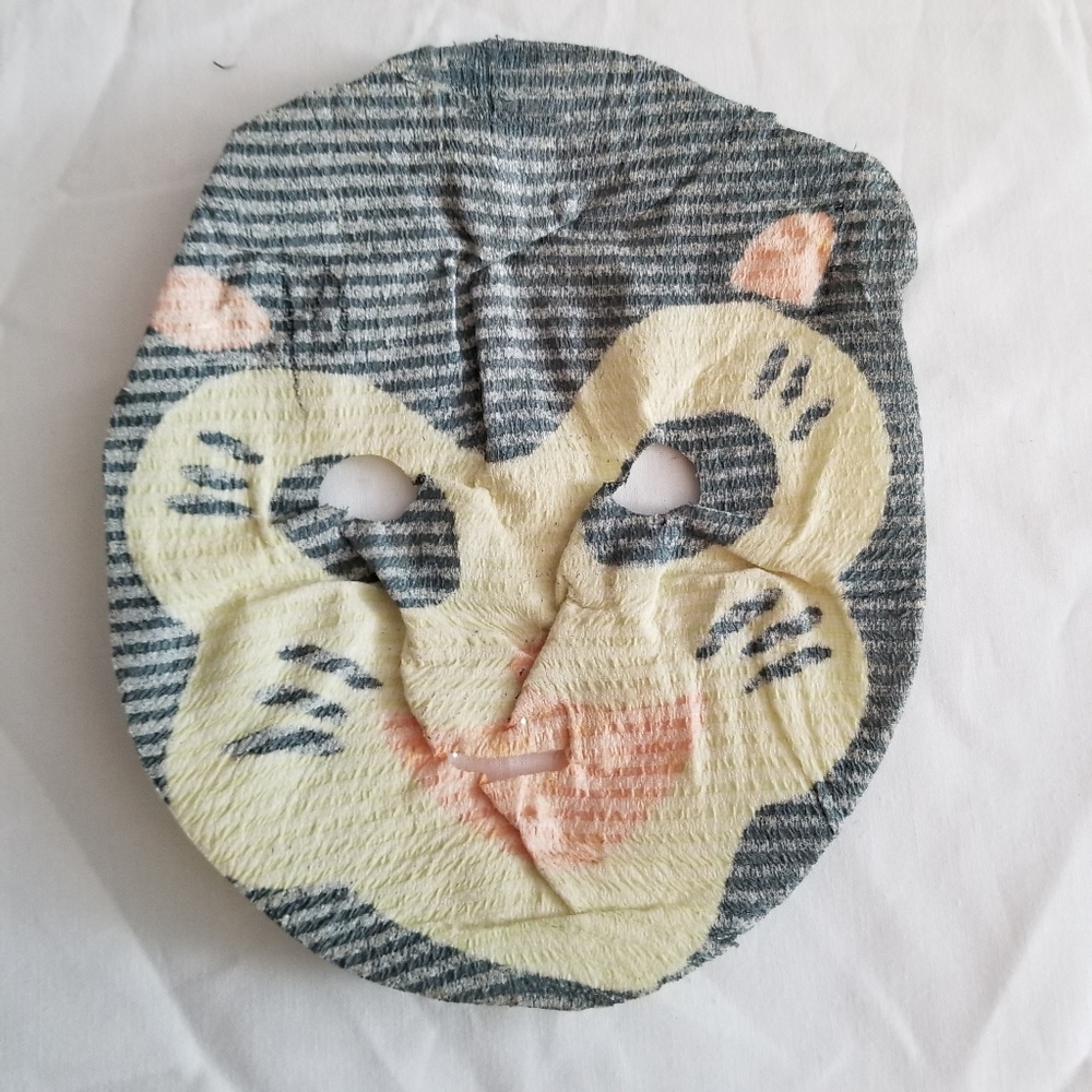 🎃SOLD! Rare! Vintage Halloween Cat Mask Witch Costume - Picture 4 of 12